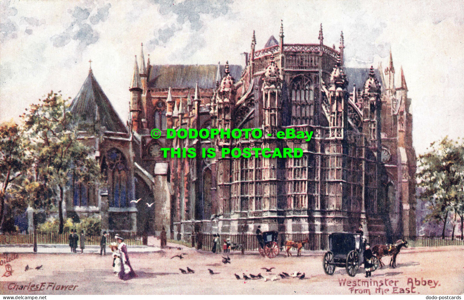 R548690 Westminster Abbey From The East. Tuck. Oilette. Postcard No. 7033. Charl - Wereld