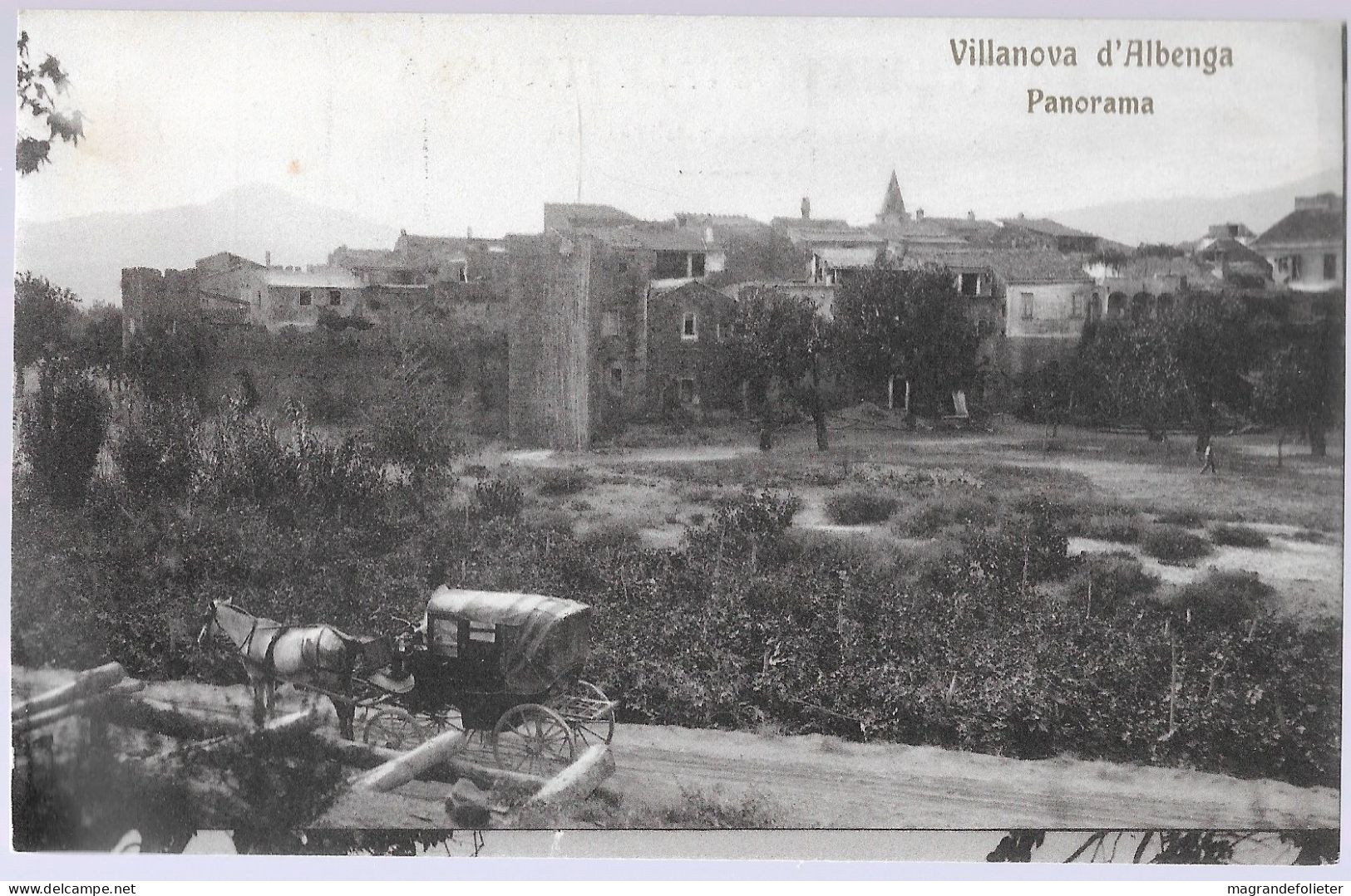 CPA CARTE POSTALE ITALIE ITALY VILLANOVA D' ALBENGA  PANORAMA - Sonstige & Ohne Zuordnung