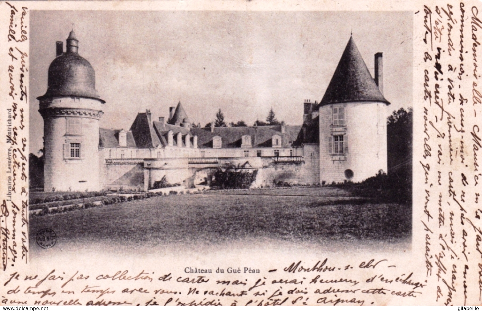 41 - Loir Et Cher - Monthou-sur-Cher - Chateau Du Gué Pean - Sonstige & Ohne Zuordnung