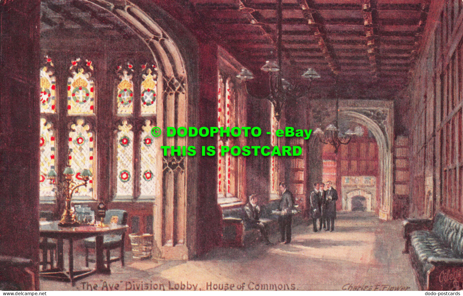 R548692 The Houses Of Parliament. Interior. House Of Commons. The Ave Division L - Wereld