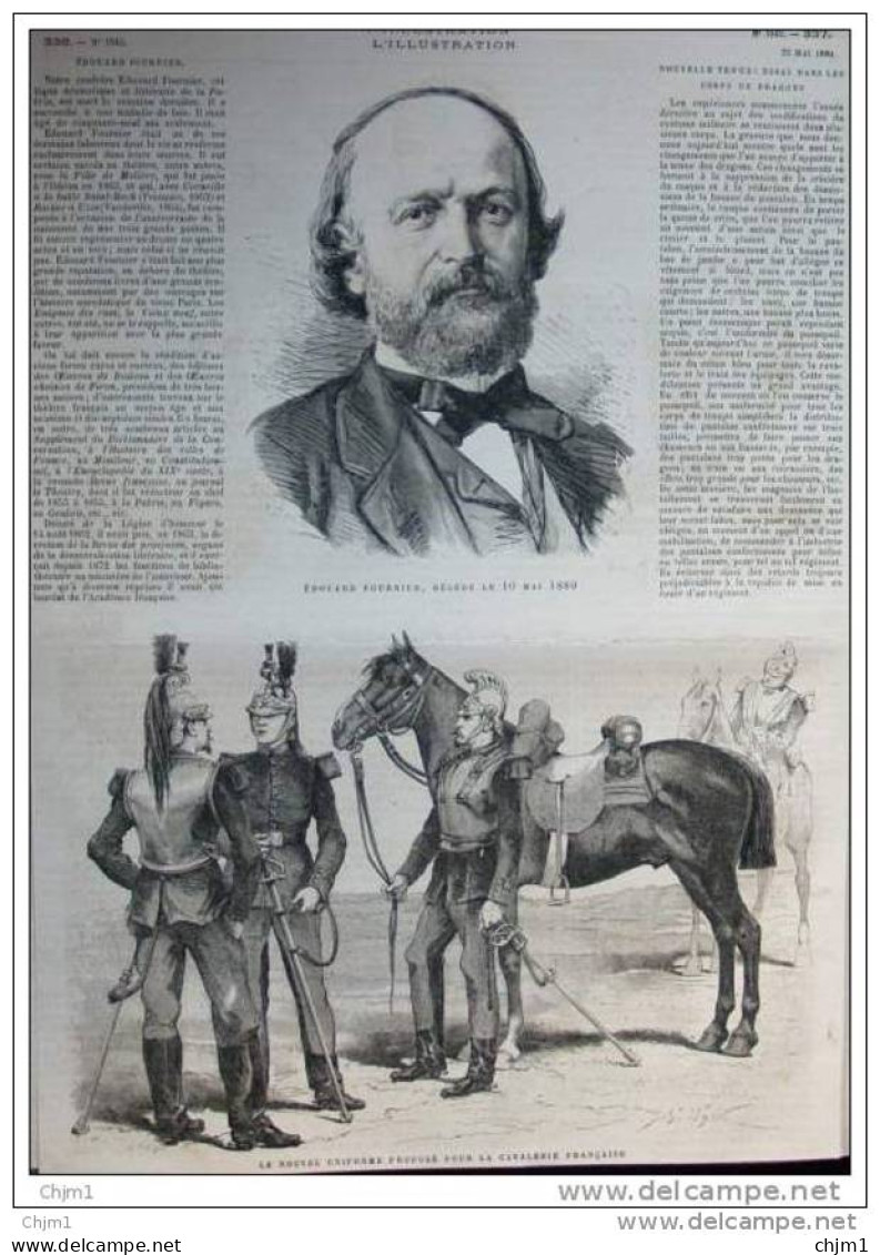 Édouard Fournier - Page Original  1880 - Historische Dokumente