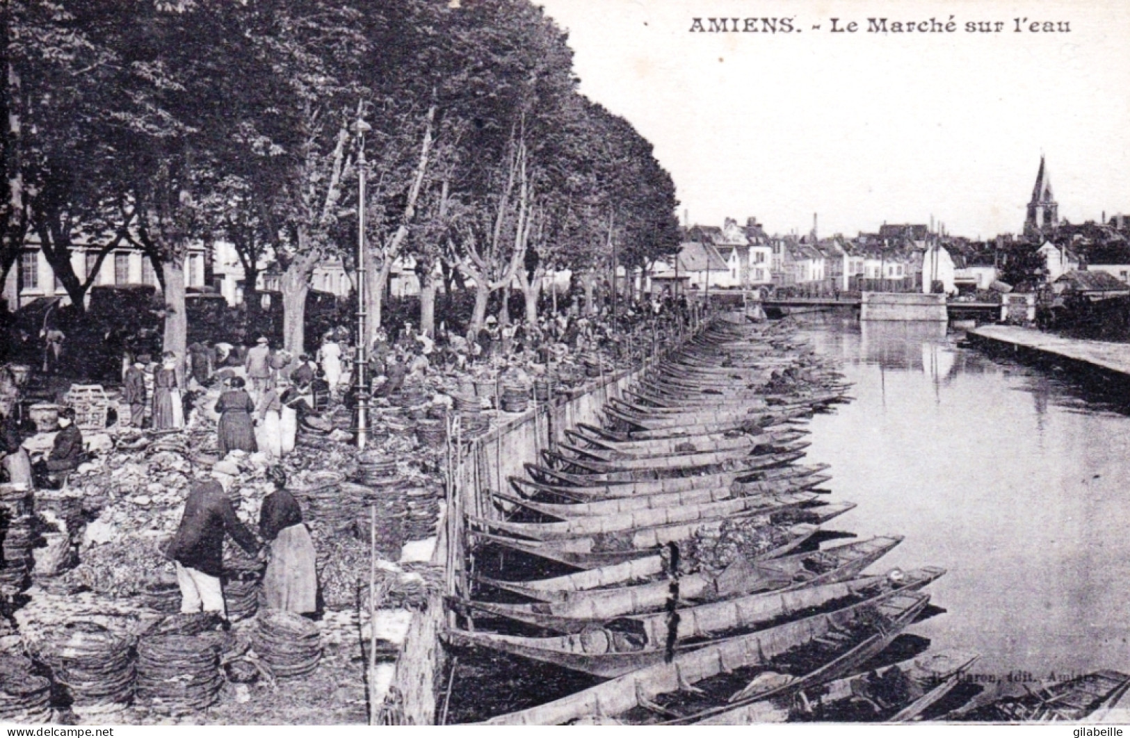 80 - Somme - AMIENS - Le Marché Sur L'eau - Amiens