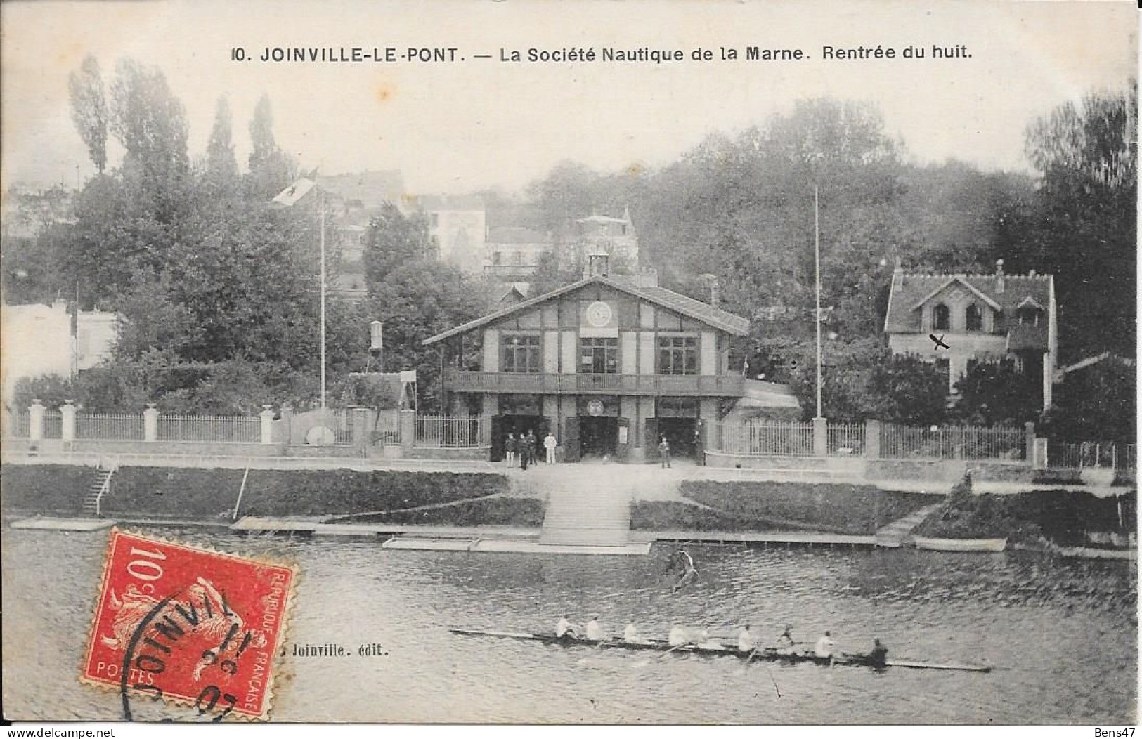 52 Joinville La Société Nautique De La Marne Rentrée Du Huit - Joinville