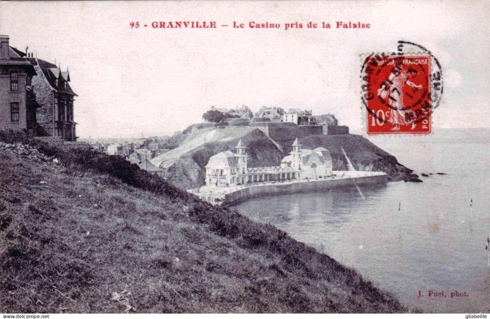 50 - GRANVILLE - Le Casino Pris De La Falaise - Granville