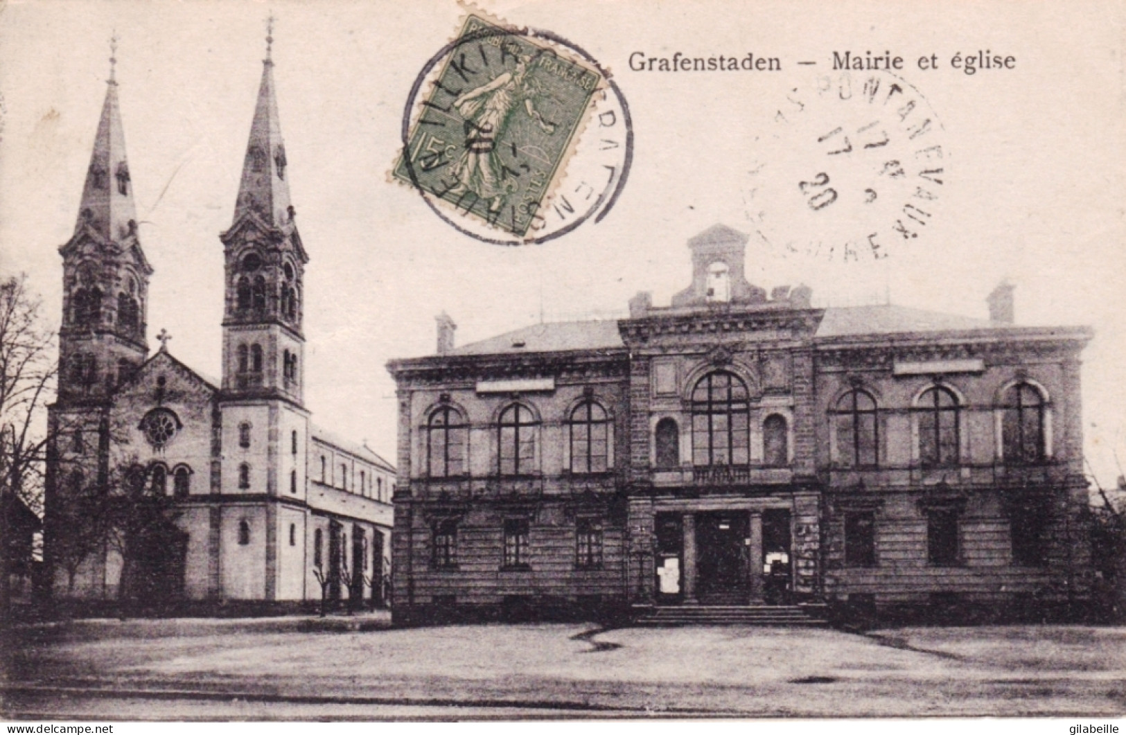 67 - Illkirch-Graffenstaden - Mairie Et Eglise   - Andere & Zonder Classificatie