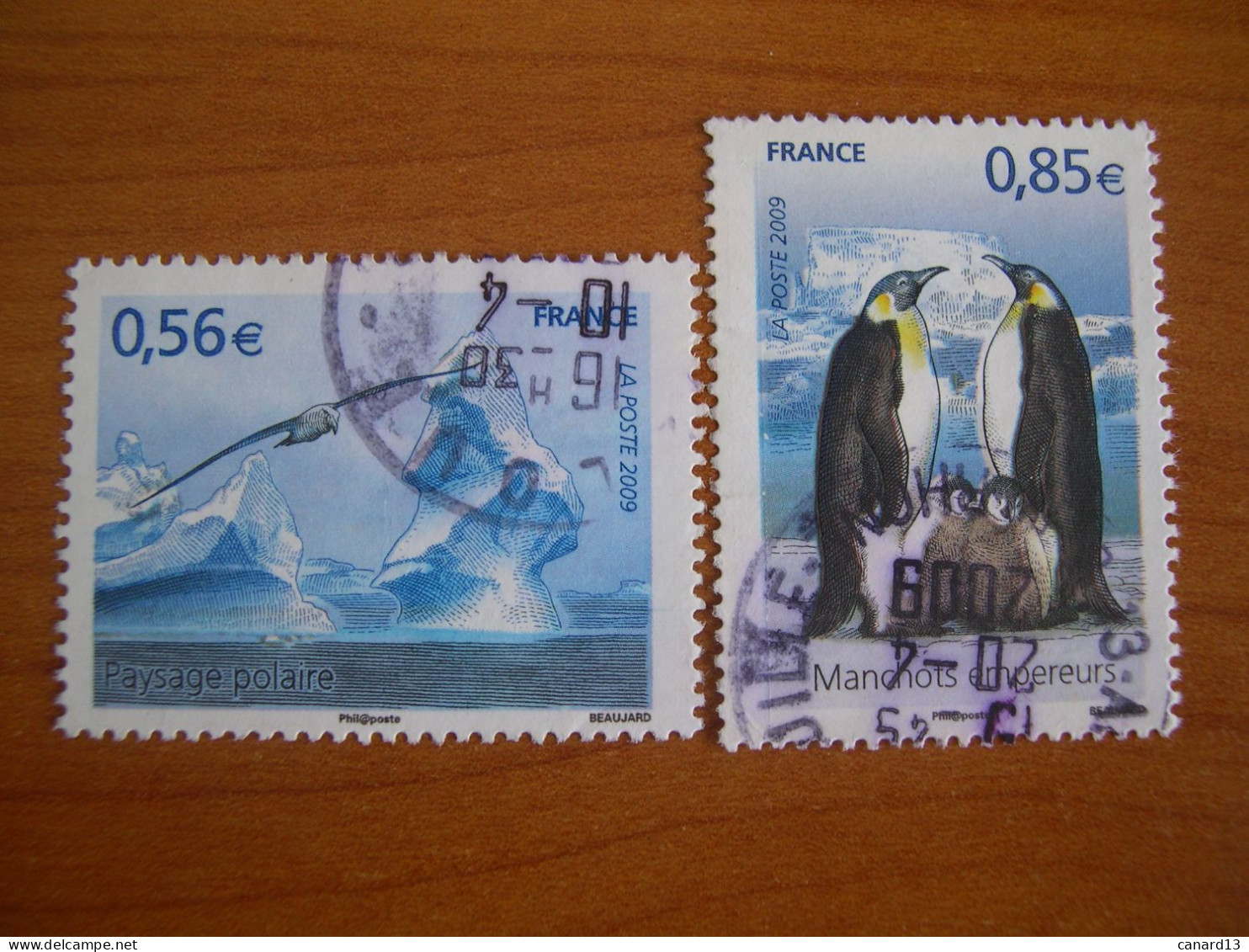 France Obl   N° 4350/51 Cachet Rond Noir - Used Stamps