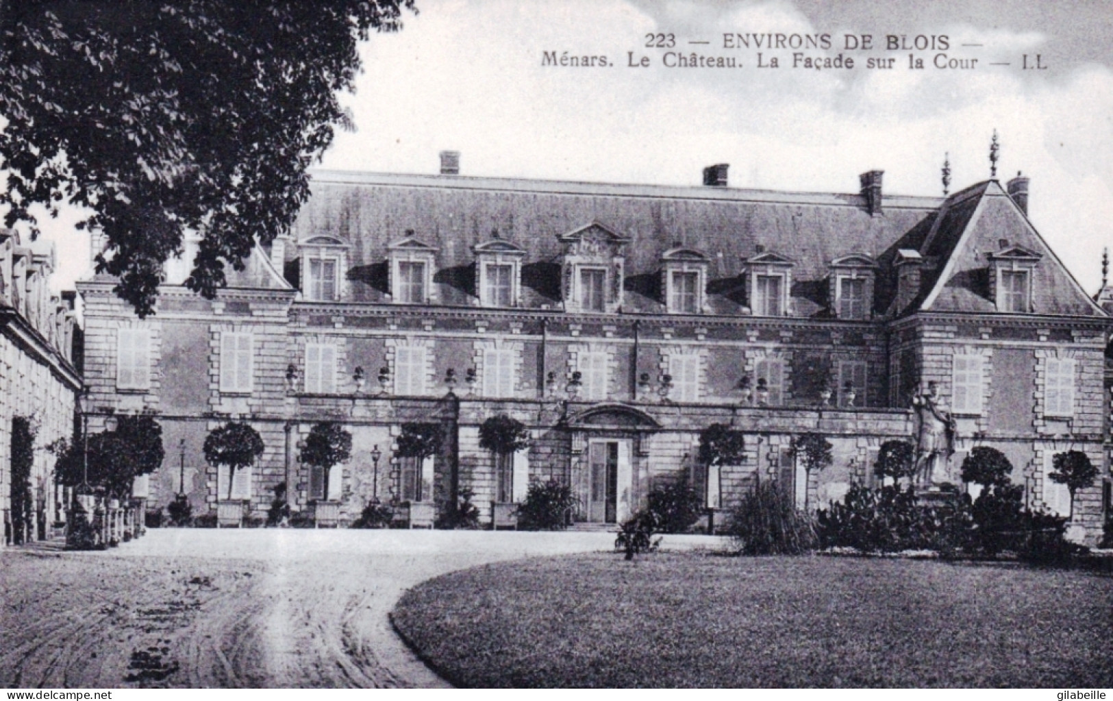 41 - Loir Et Cher - MENARS ( Environs De Blois ) La Facade Du Chateau - Sonstige & Ohne Zuordnung