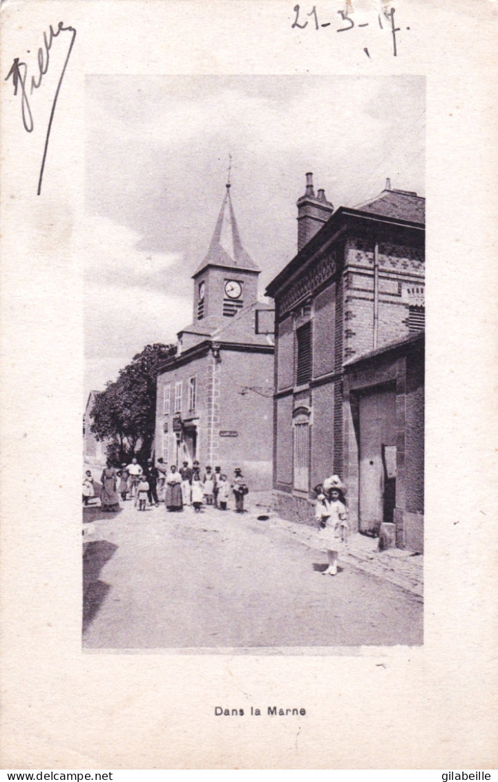 51 - Marne - VERZENAY - Rue Thiers - L'église - Sonstige & Ohne Zuordnung