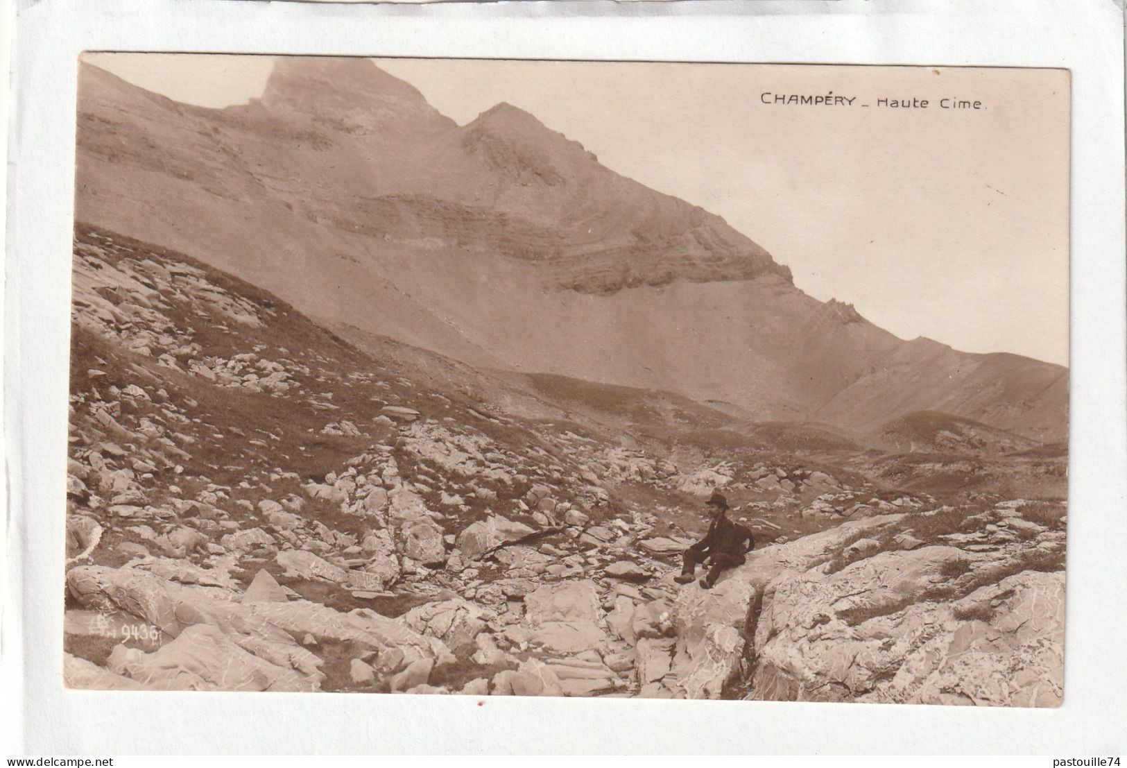 CPA :  14 X 9  -  CHAMPERY  -  Haute Cime - Champéry