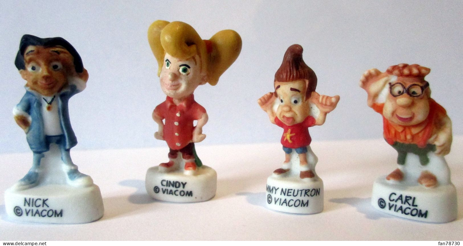 Fèves Mates X 4 -  Série Jimmy Neutron - Viacom 2005 - Frais Du Site Déduits - BD