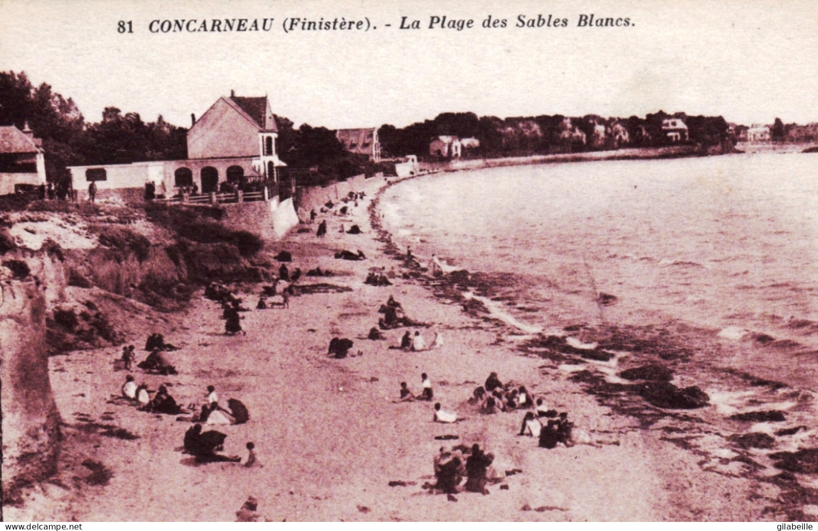 29 - Finistere - CONCARNEAU - La Plage Des Sables Blancs - Concarneau