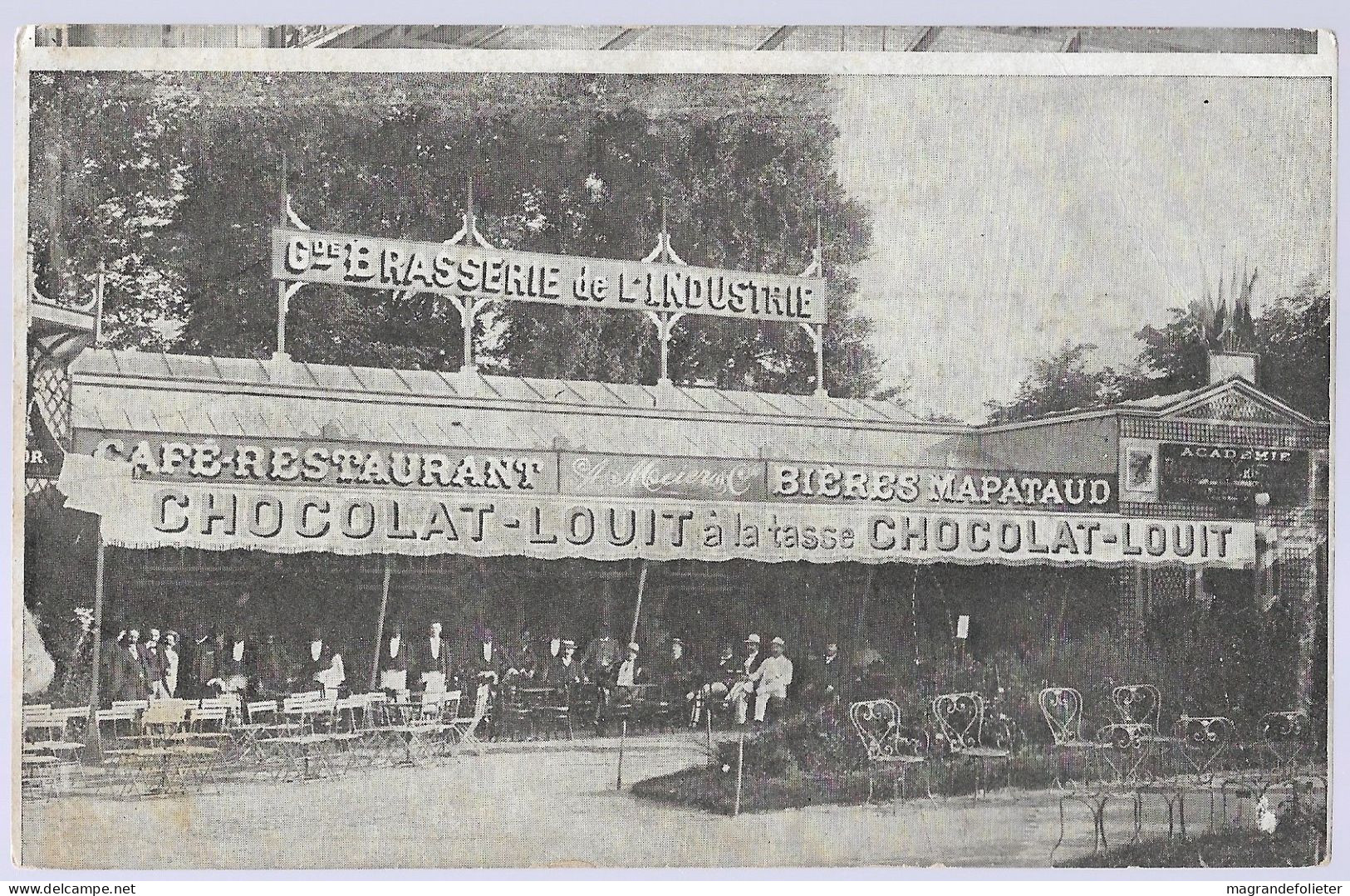CPA CARTE POSTALE FRANCE 75 PARIS GRANDE BRASSERIE DE L' INDUSTRIE AVANT 1905 - Bar, Alberghi, Ristoranti