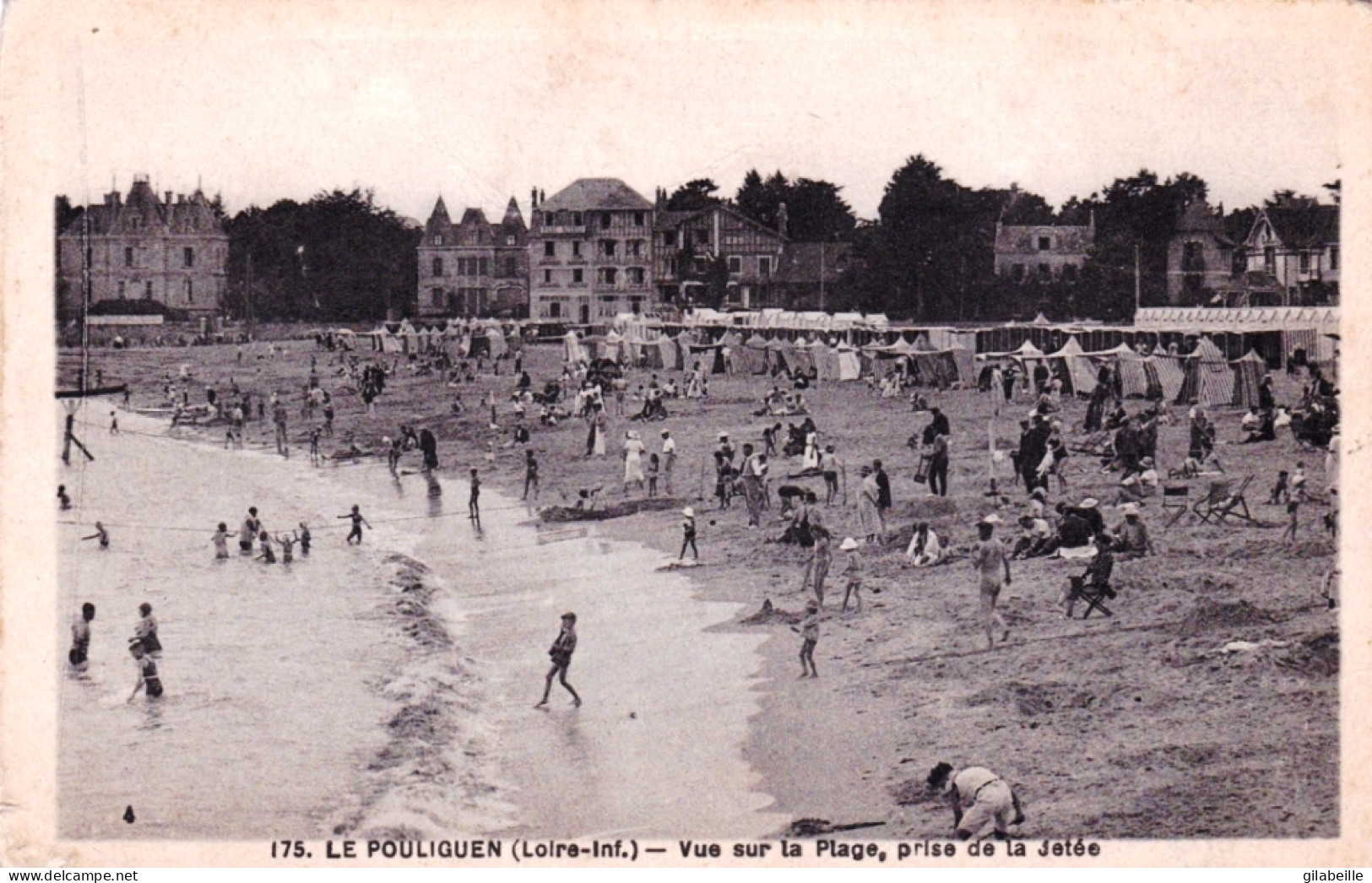 44 - Loire Atlantique -  LE POULIGUEN -  Vue Sur La Plage Prise De La Jetée - Le Pouliguen