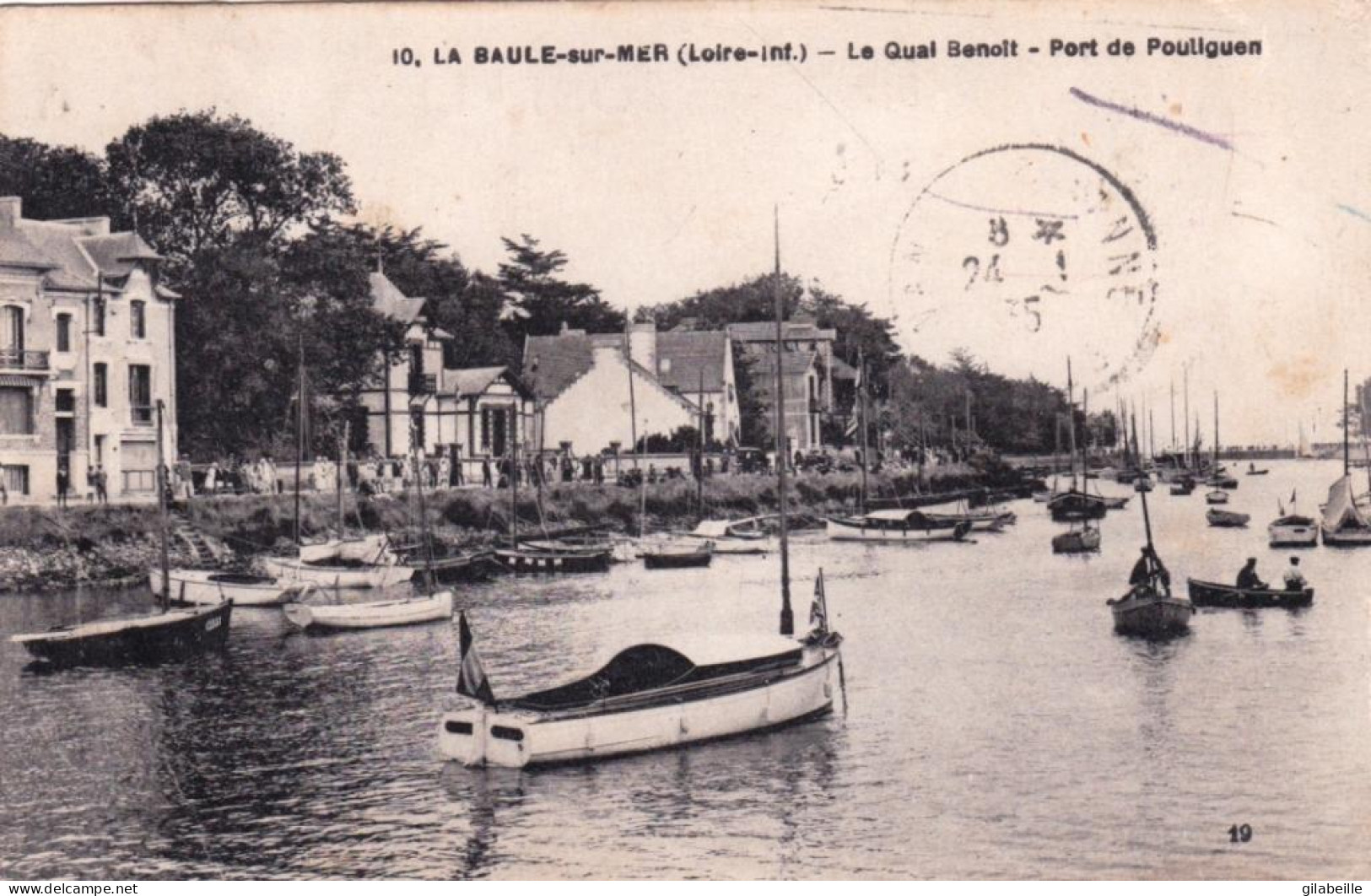 44 - LA BAULE  Sur MER - Le Quai Benoit - Port De Pouliguen - La Baule-Escoublac