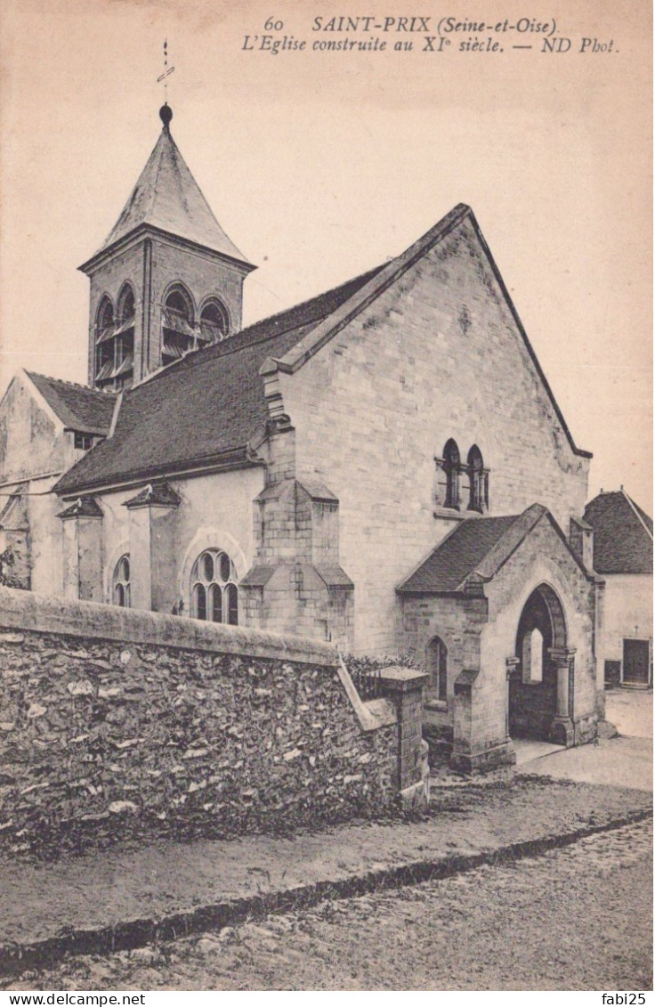 SAINT PRIX L EGLISE CONSTUITE AU XI SIECLE - Saint-Prix