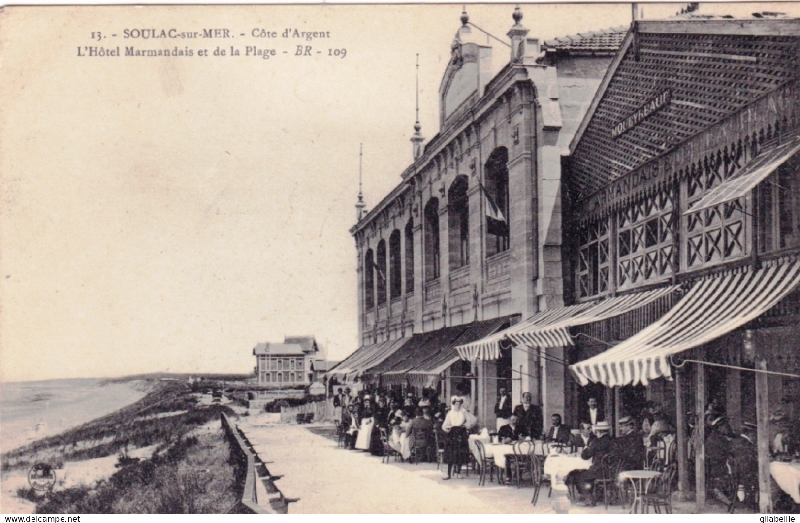 33 - SOULAC  Sur MER - L'hotel Marmandais Et De La Plage - Soulac-sur-Mer