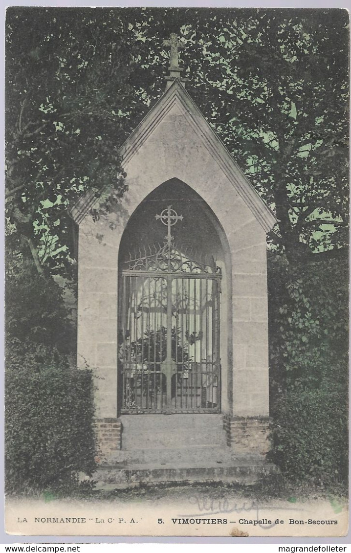 CPA CARTE POSTALE FRANCE 61 VIMOUTIERS CHAPELLE DE BON-SECOURS 1903 - Vimoutiers