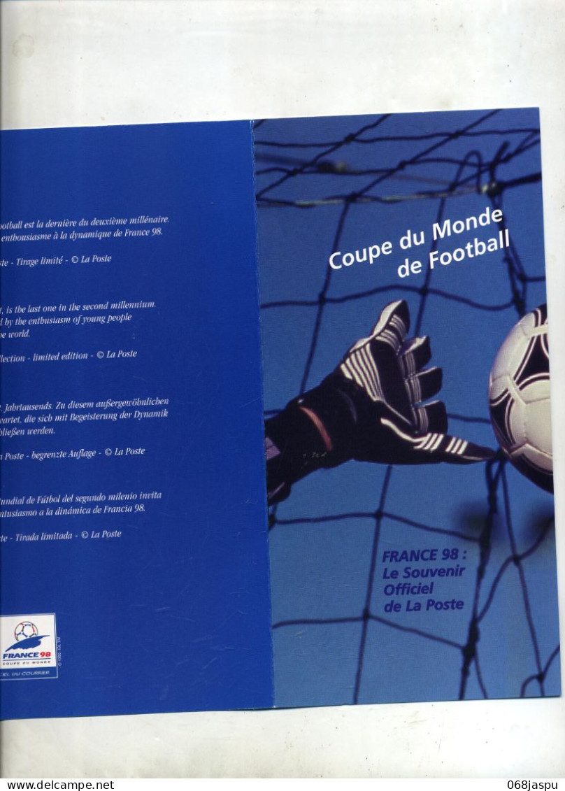 Souvenir Fdc Coupe Monde Football Manque Bloc - 1990-1999