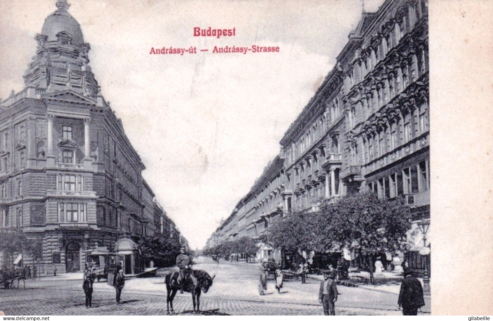 Magyarország - BUDAPEST  - Andrrassy Ut - Andrassy Strasse  - Hongarije