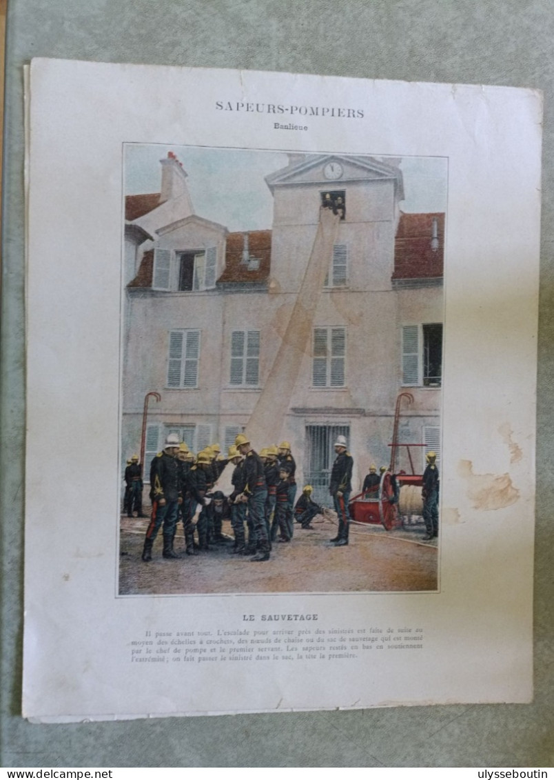 Album Militaire Sapeurs Pompiers De Paris N'10 - Andere & Zonder Classificatie