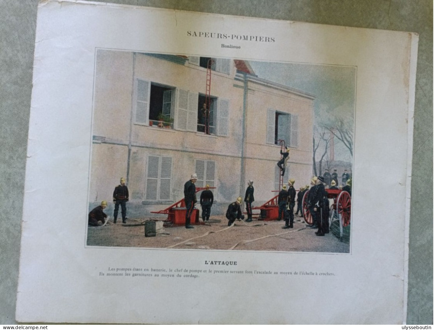 Album militaire sapeurs pompiers de Paris n'10
