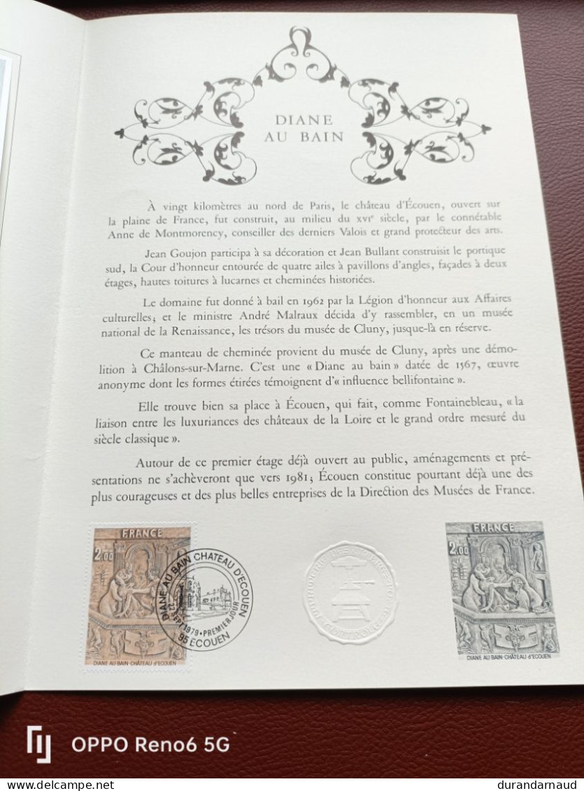 Document Philatelique DIANE DE BAIN 26/1979 - Postdokumente