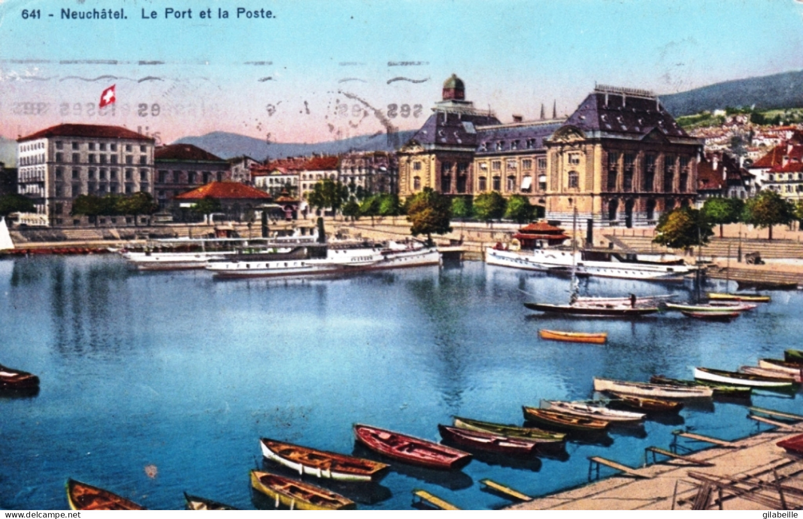 NEUCHATEL - Le Port Et La Poste - Autres & Non Classés