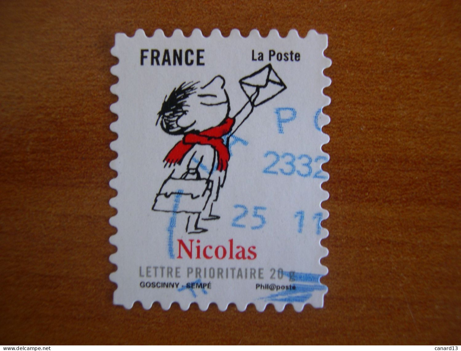 France Obl   N° 358 Cachet Rond Bleu - Gebraucht