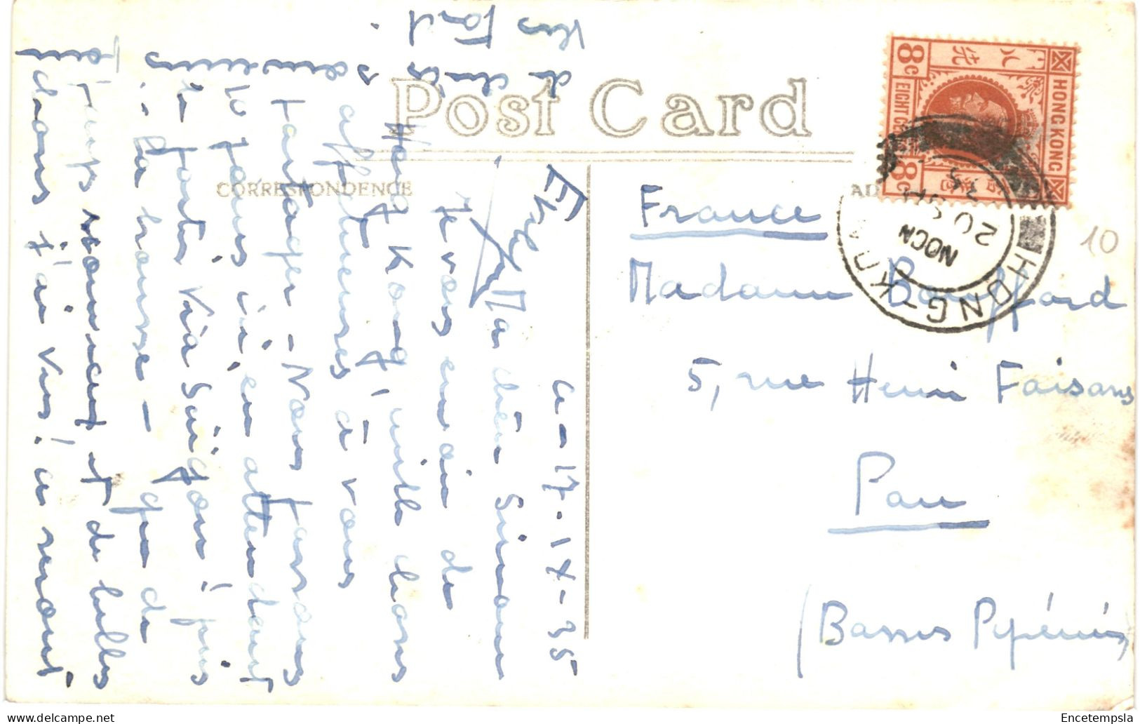 CPA Carte Postale  Chine (Hong Kong) The Peak   1935  VM80189 - China (Hong Kong)