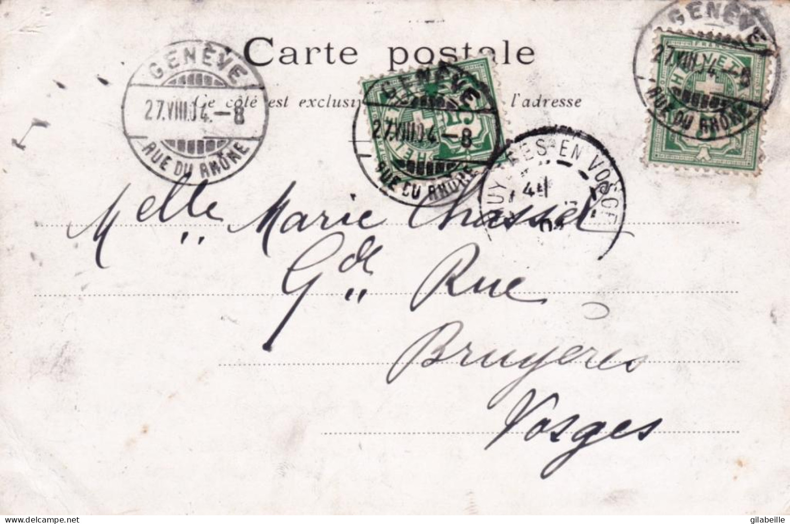 GENEVE - Jardin Anglais - 1904 - Other & Unclassified