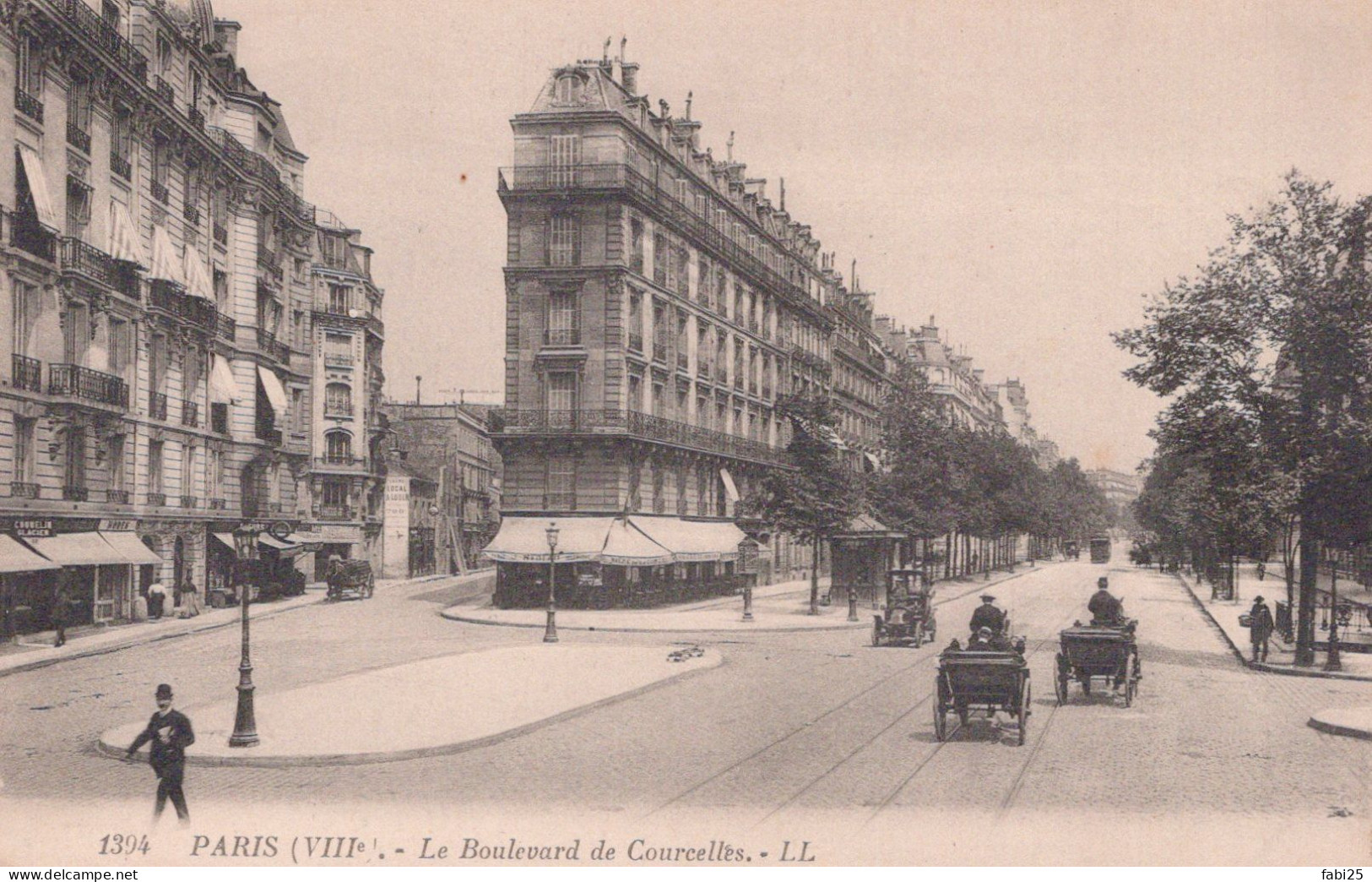 PARIS LE BOULEVARD DE COURCELLES - District 08