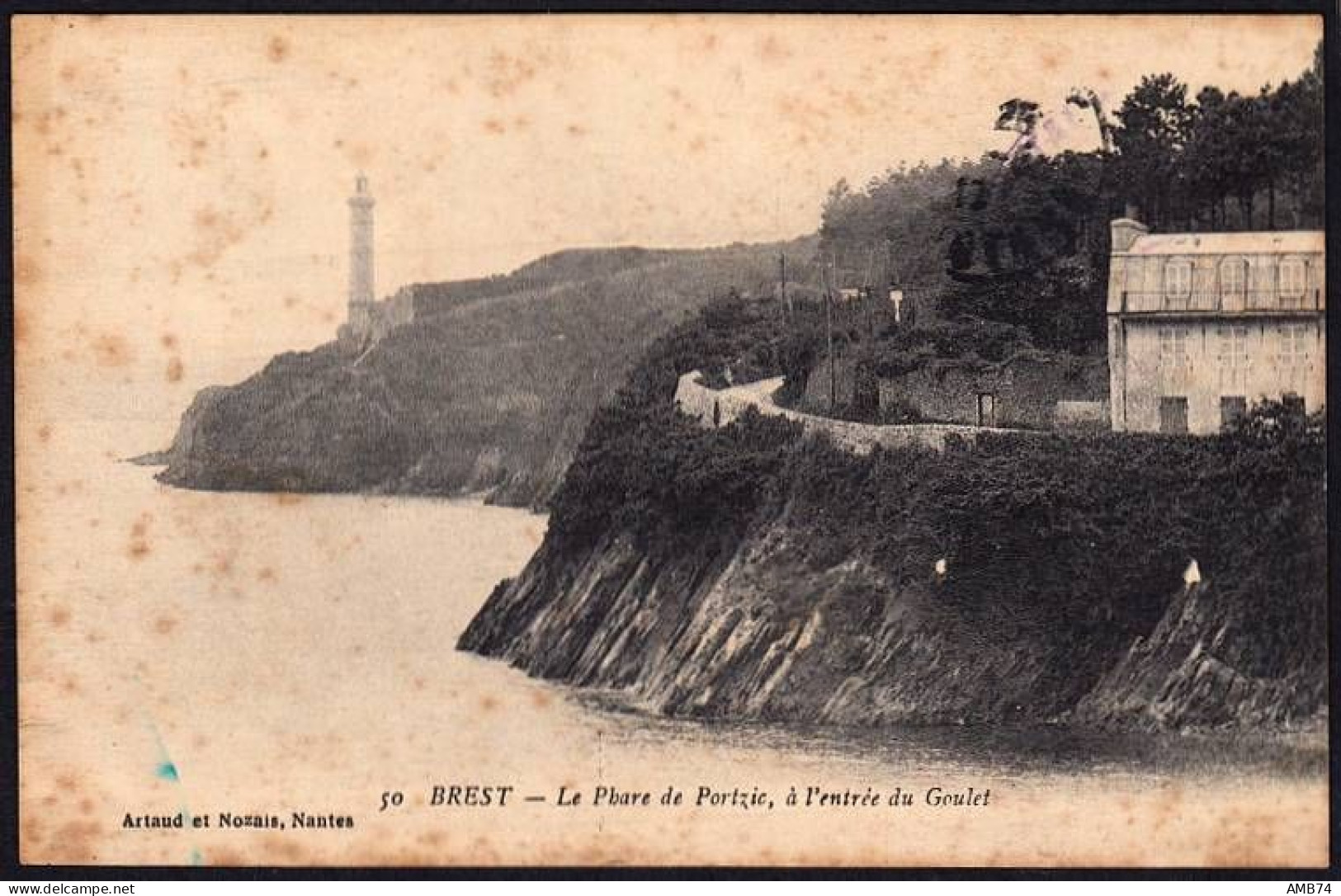 29-0039 - Carte Postale FINISTERE (29) - PORZIC - Le Phare De Portzic à L'entrée Du Goulet - Andere & Zonder Classificatie