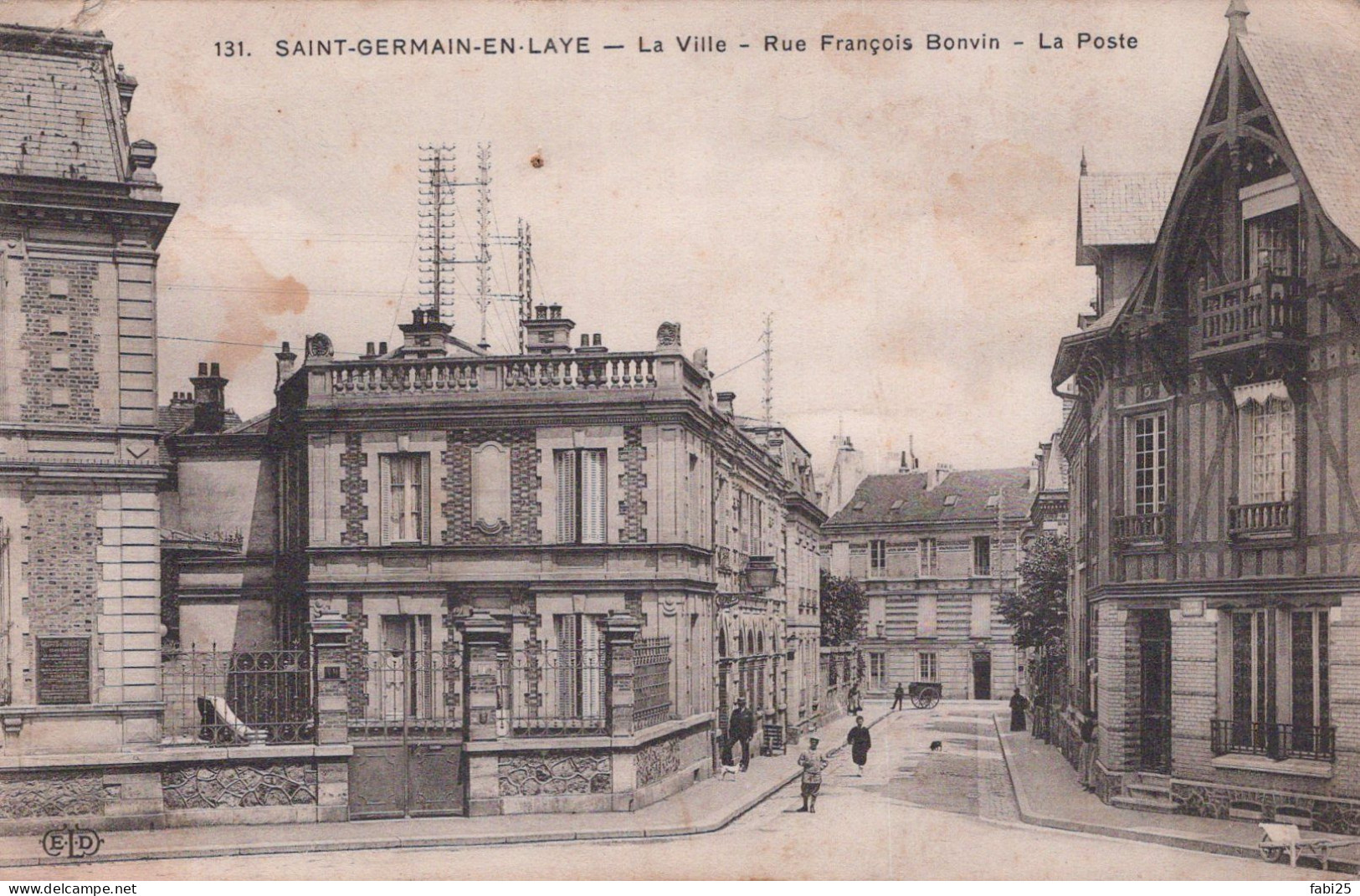 SAINT GERMAIN EN LAYE LA VILLE RUE FRANCOIS BONVIN LA POSTE - St. Germain En Laye