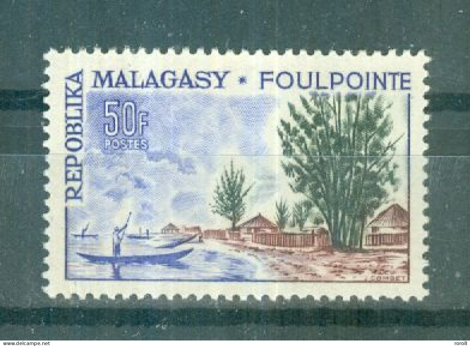 REPUBLIQUE MALGACHE - N°367** MNH.LUXE. SCAN DU VERSO. Paysages - Madagaskar (1960-...)