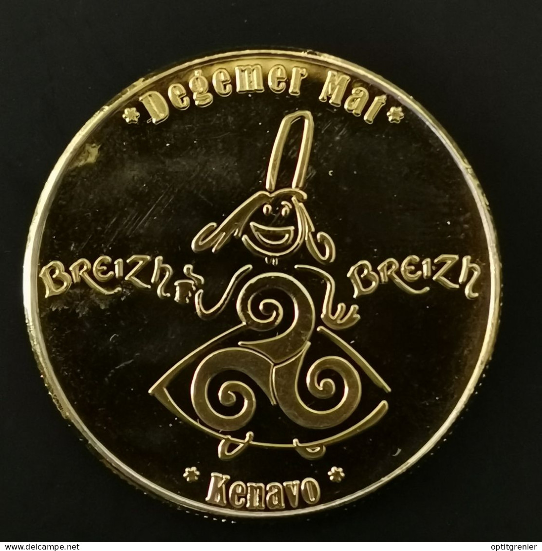 JETON TOURISTIQUE 33 Mm BREIZH BRETAGNE /TOKEN - Andere & Zonder Classificatie