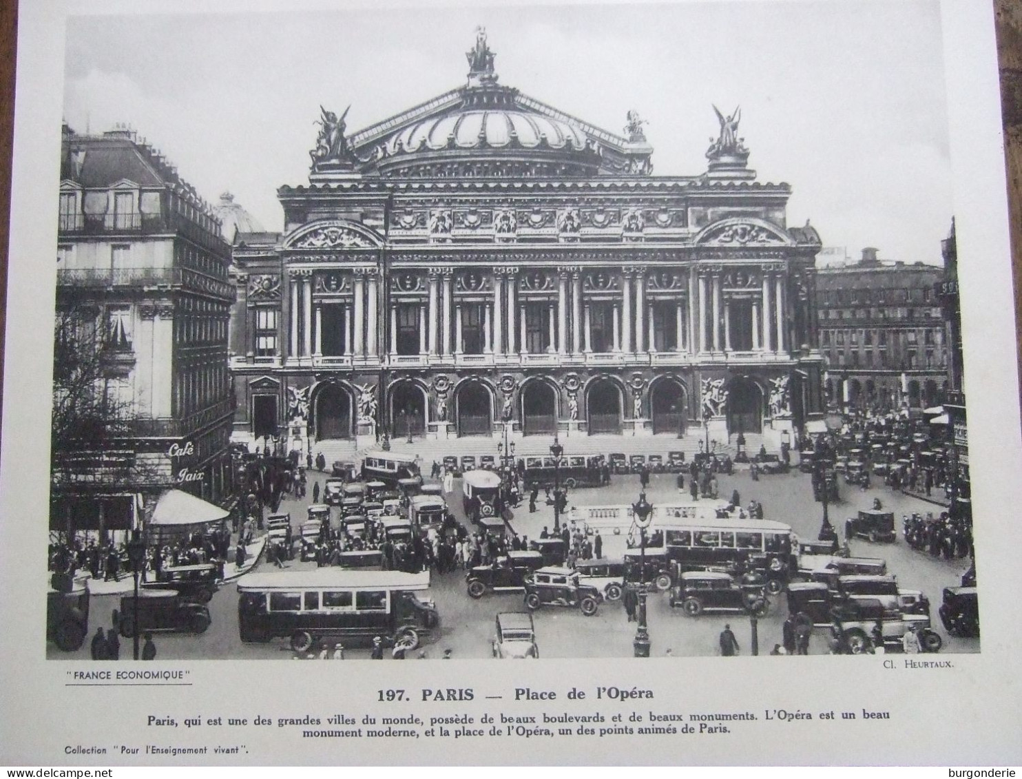 PARIS / PLACE DE L 'OPERA - Aardrijkskunde