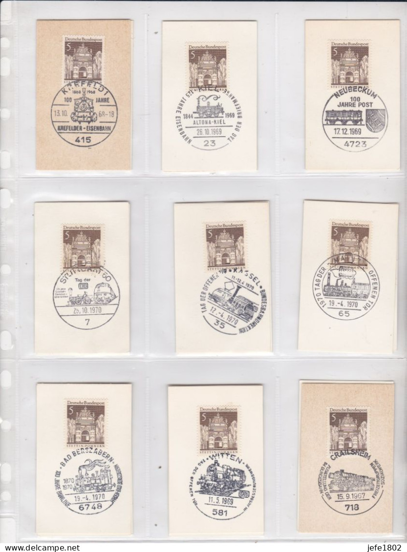 540 Thematic Cancellations - Oblitérations - Afstempelingen- Abstempelungen - Used Stamps