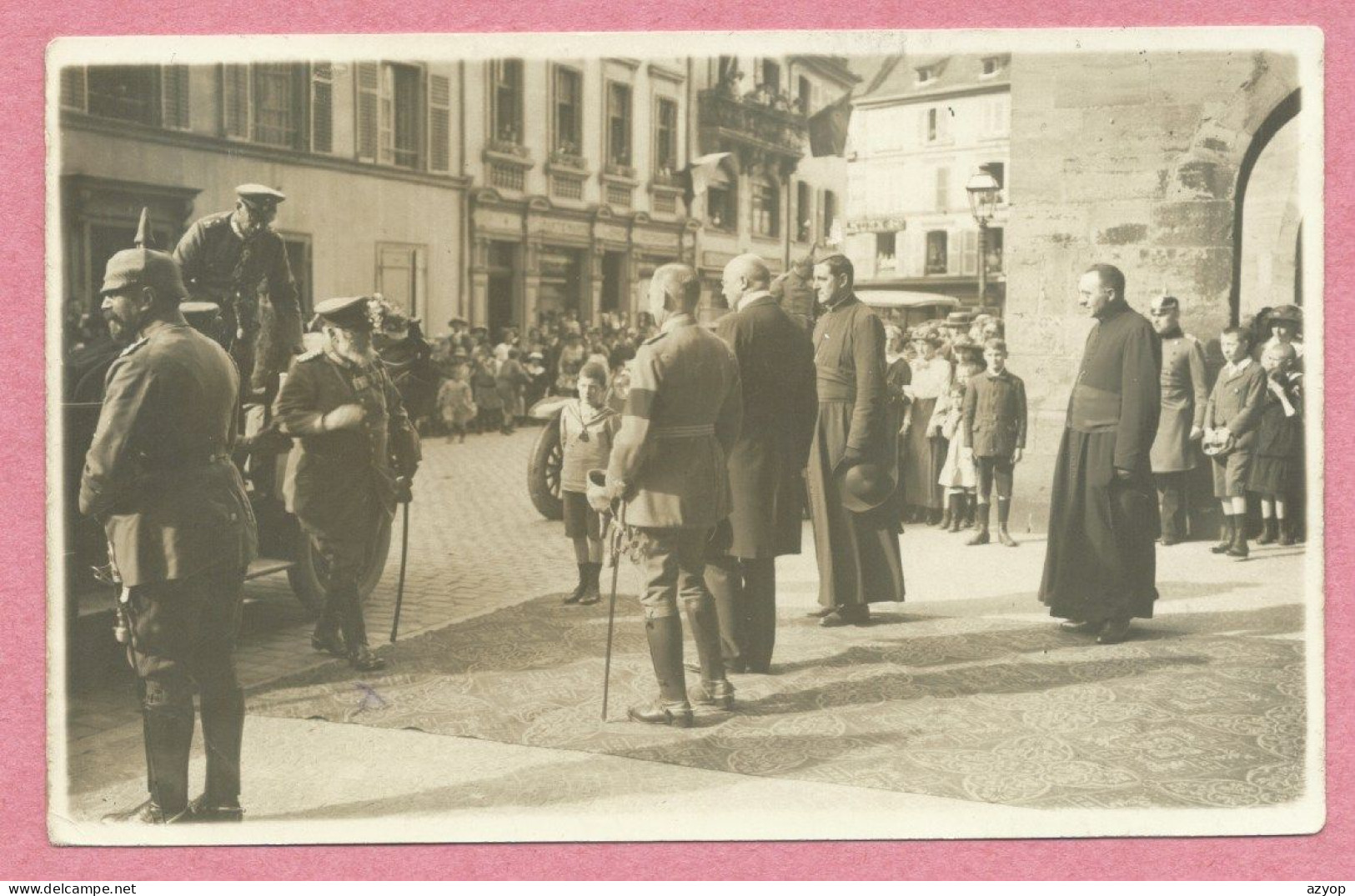 68 - COLMAR - Carte Photo - Visite Du Roi De Bavière - König Ludwig Von Bayern - Août 1915 - Feldpost 8. Bayer. Res. Div - Colmar