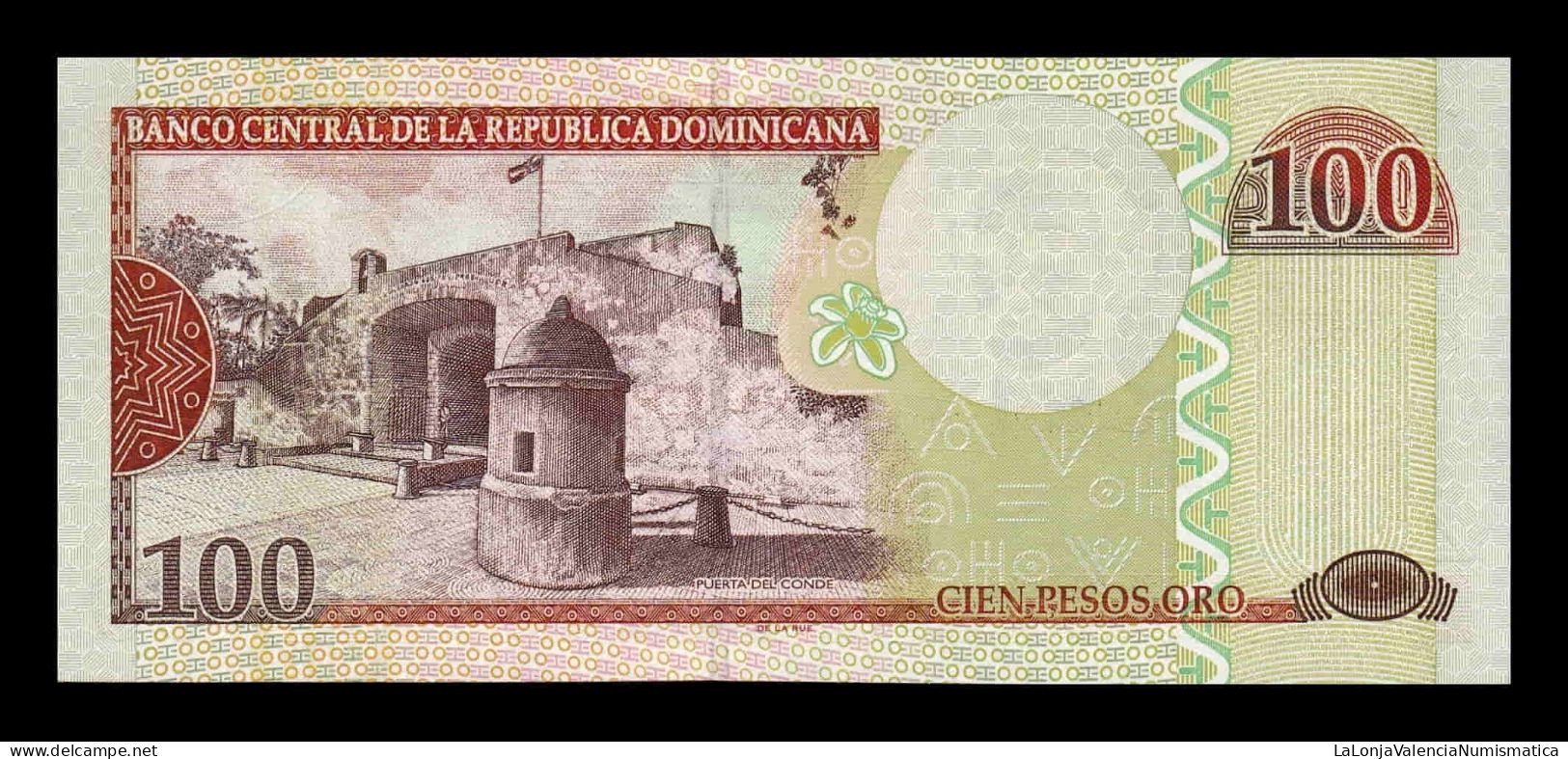 República Dominicana 100 Pesos Oro 2004 Pick 171d Sc Unc - Dominikanische Rep.
