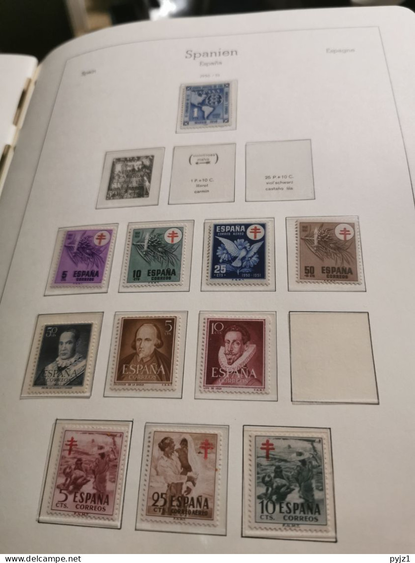 Spain 1951-1998 MNH postfris ** in 4 albums**