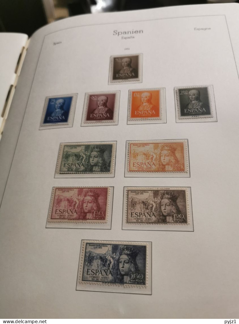 Spain 1951-1998 MNH postfris ** in 4 albums**