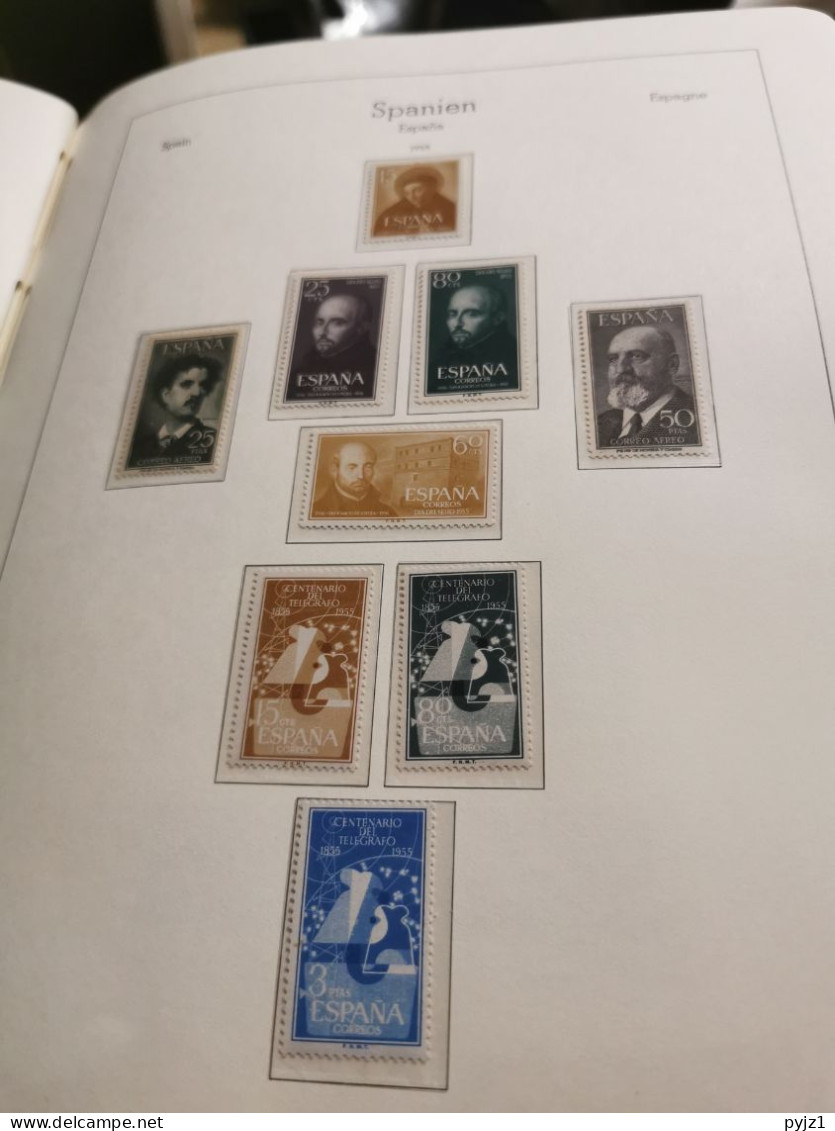 Spain 1951-1998 MNH postfris ** in 4 albums**