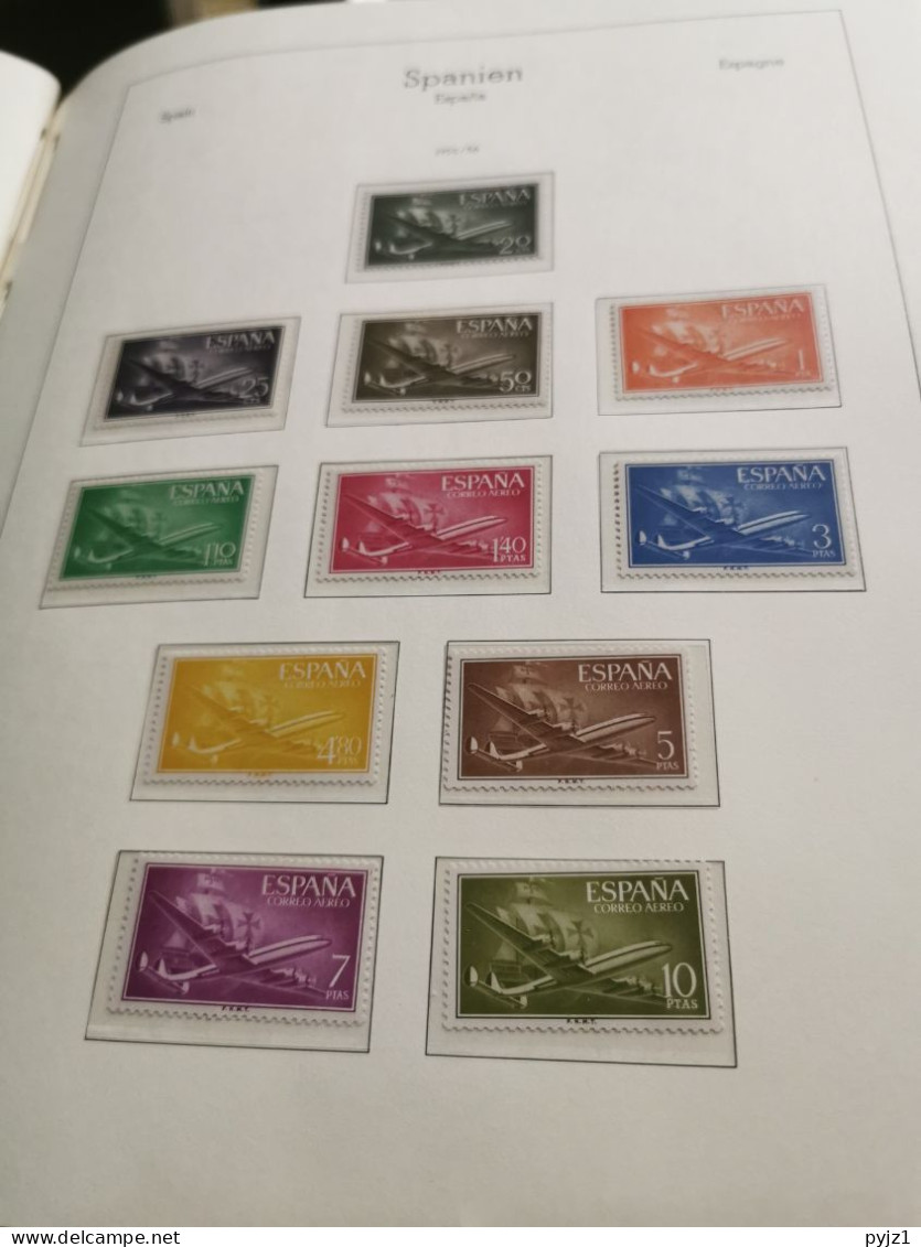 Spain 1951-1998 MNH postfris ** in 4 albums**