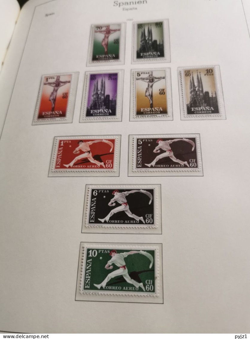 Spain 1951-1998 MNH postfris ** in 4 albums**