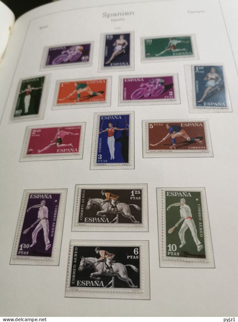 Spain 1951-1998 MNH postfris ** in 4 albums**