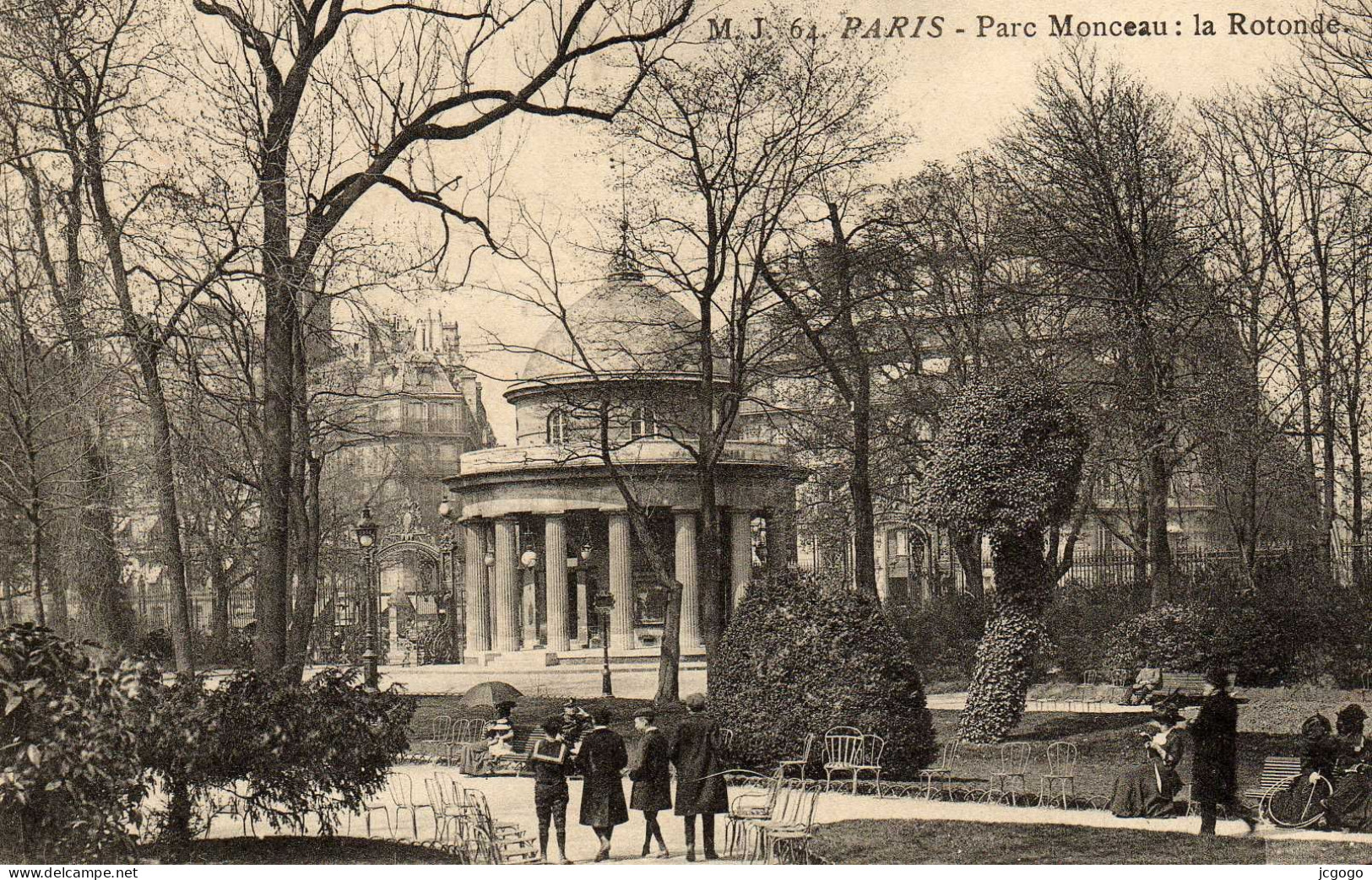 PARIS Parc Monceau: La Rotonde - Parcs, Jardins