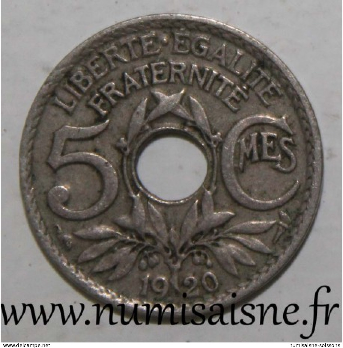 GADOURY 170 - 5 CENTIMES 1920 - TYPE LINDAUER - PETIT MODULE - KM 875 - TTB - 5 Centimes