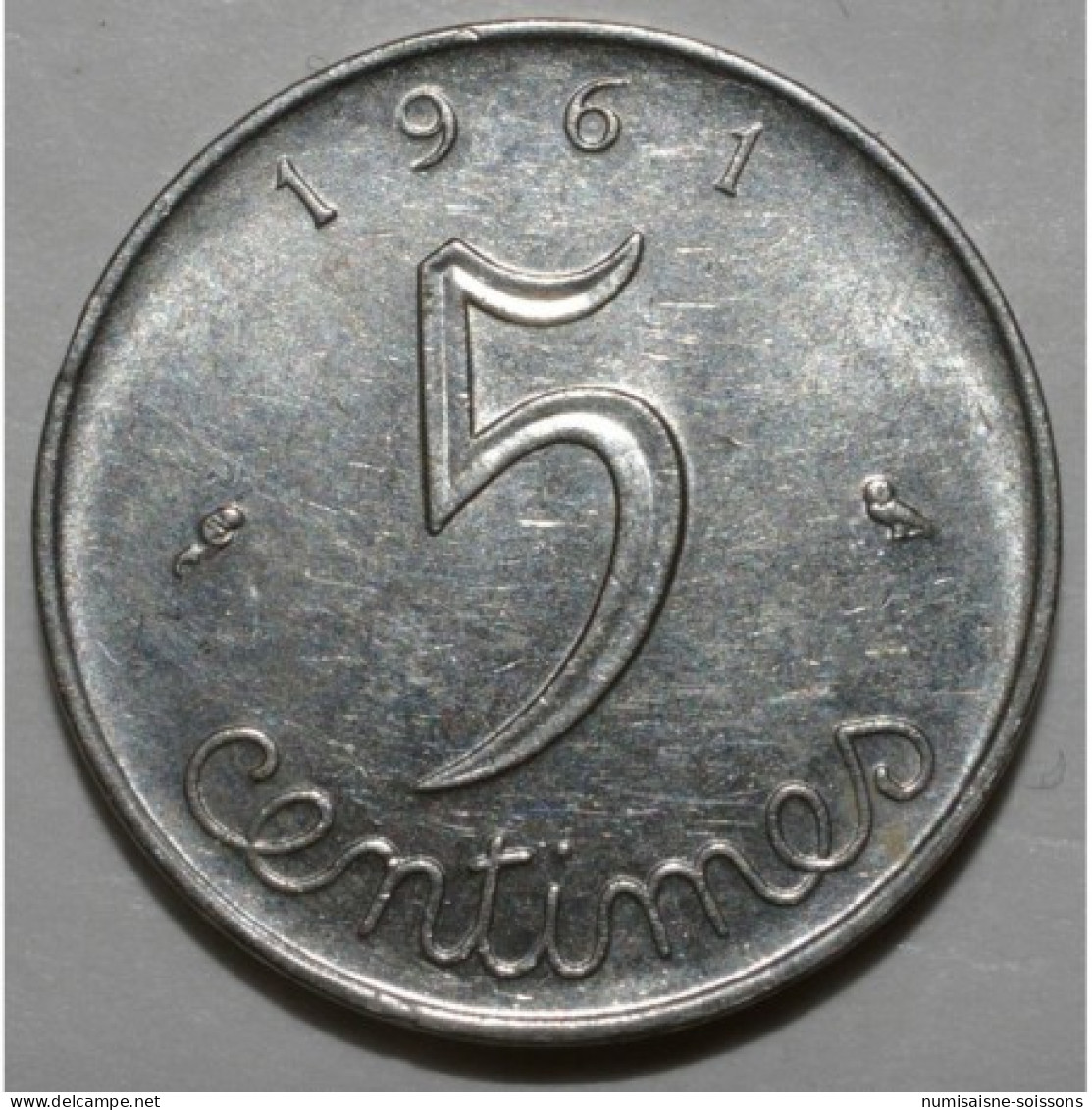 GADOURY 174 - 5 CENTIMES 1961 TYPE EPI - TTB A SUP - KM 927 - 5 Centimes