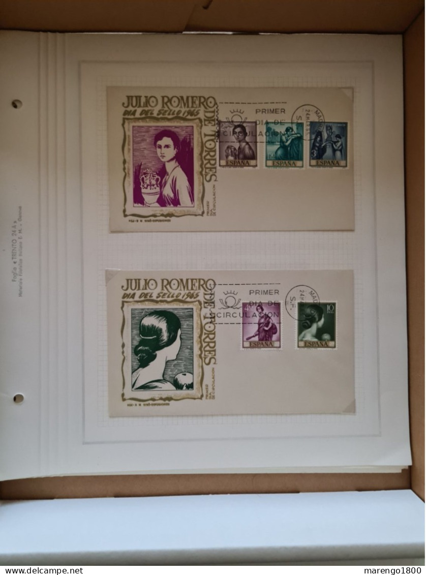 Spagna - Arte - Collezione Di 80 Cartoline Maximum E 16 FDC 1958-1965 (48 Foto) - Promo!!!        (g9589) - Alla Rinfusa (max 999 Francobolli)