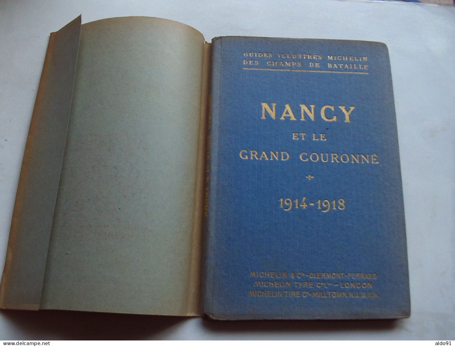 (Guides Illustrés MICHELIN Des Champs De Bataille 1914-1918) -  NANCY Et Le Grand Couronné.........voir Scans - Weltkrieg 1914-18